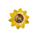 Lotus Diya YELLOW 4 Inch